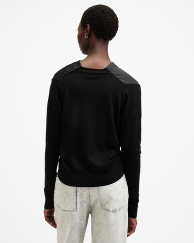 Myra Cowl Neck Merino Wool Sweater