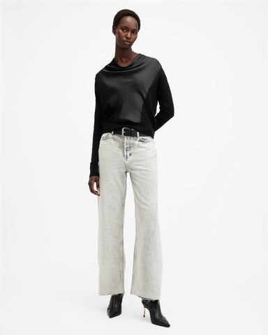 Myra Cowl Neck Merino Wool Sweater