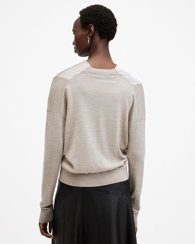 Myra Cowl Neck Merino Wool Sweater