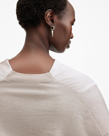 Myra Cowl Neck Merino Wool Sweater