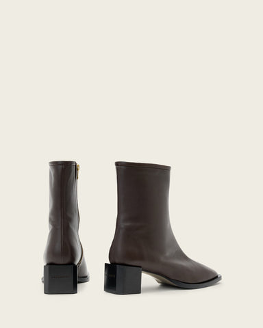Avril Leather Ankle Boots
