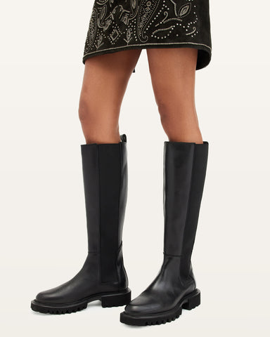 Maeve Leather Knee High Boots