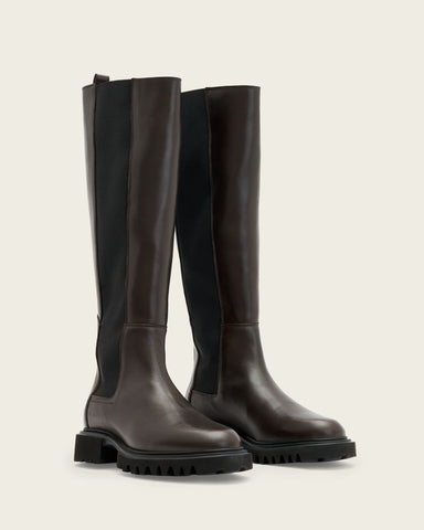 Maeve Leather Knee High Boots