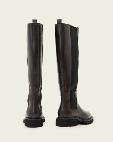 Maeve Leather Knee High Boots