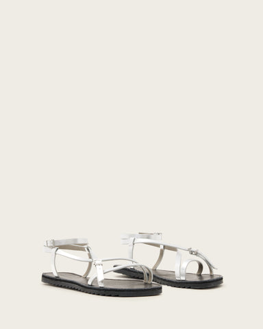 Tyla Metallic Leather Sandals