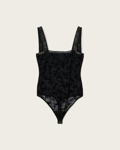 Charli Flocked Bodysuit