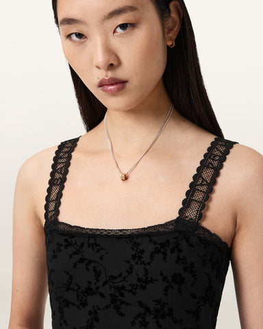 Charli Flocked Bodysuit