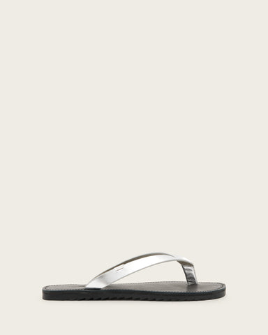 Sydney Metallic Leather Sandals