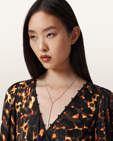 Danni Shirr Midi Dress