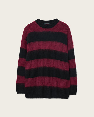 Onyx Striped Relaxed Sweater
