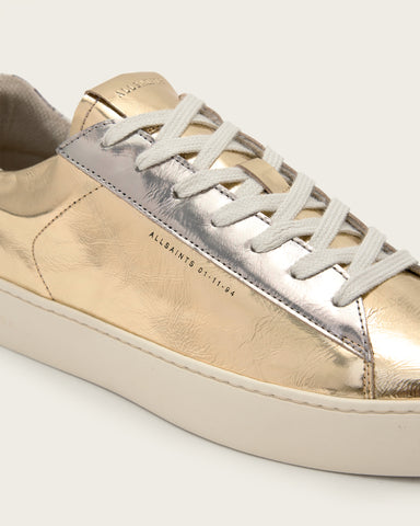 Shana Snake Print Low Top Leather Sneakers