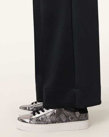 Shana Snake Print Low Top Leather Sneakers