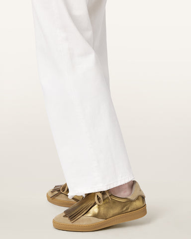 Thelma Fringe Leather Low Top Sneakers