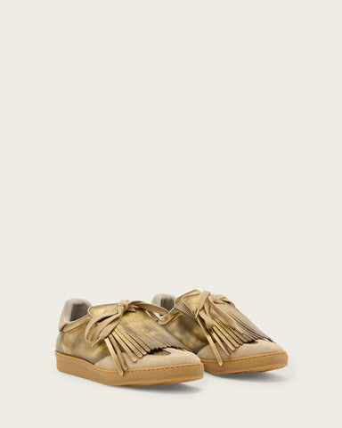 Thelma Fringe Leather Low Top Sneakers