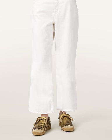 Thelma Fringe Leather Low Top Sneakers