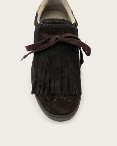 Thelma Fringe Leather Low Top Sneakers