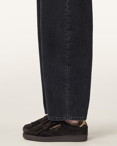 Thelma Fringe Leather Low Top Sneakers