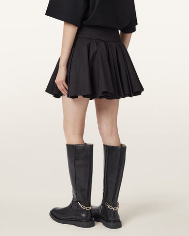 Escher Chain Leather Rider Boots