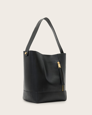 Alba Leather Hobo Shoulder Bag