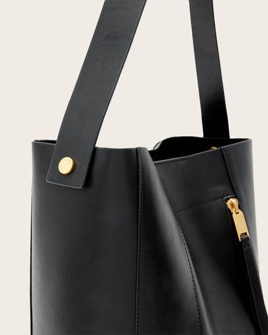 Alba Leather Hobo Shoulder Bag