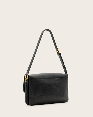 Ondine Grain Leather Shoulder Bag