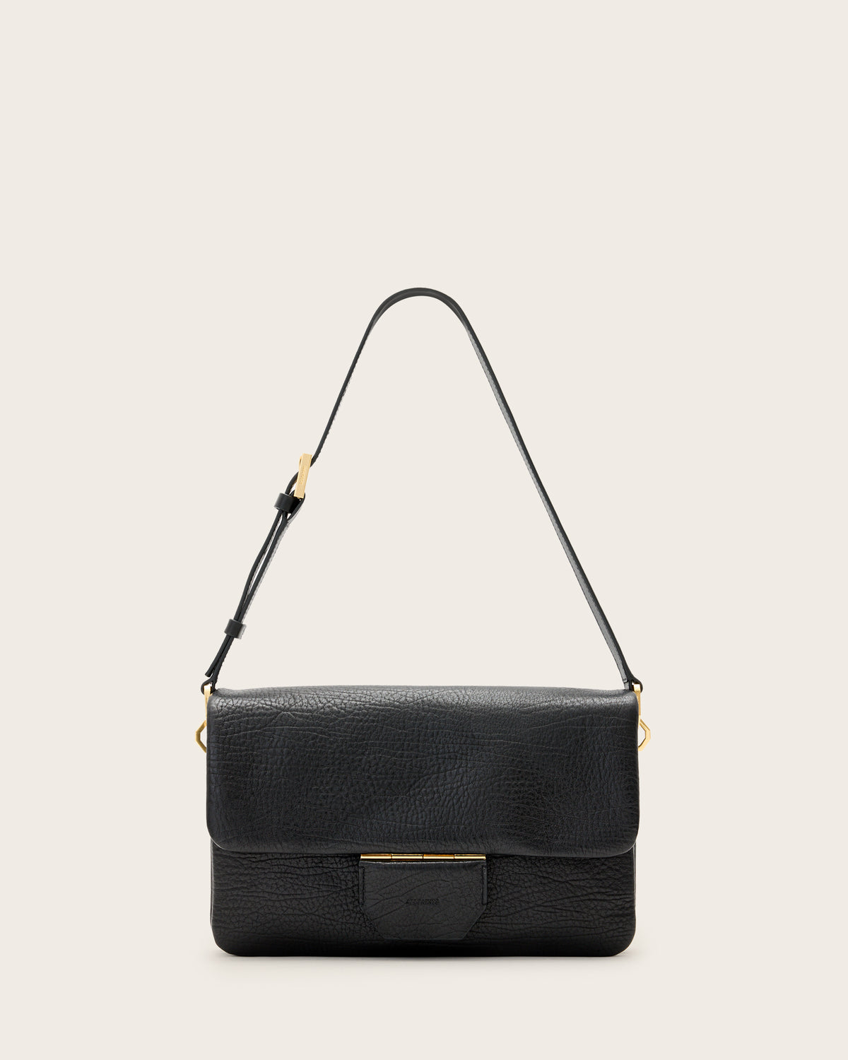 Ondine Grain Leather Shoulder Bag