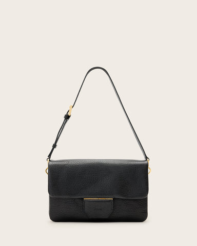 Ondine Grain Leather Shoulder Bag