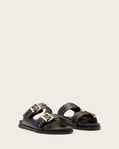 Magda Studded Leather Sandals