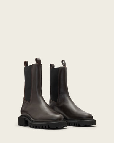 Hallie Leather Boots