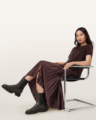 Hallie Leather Boots