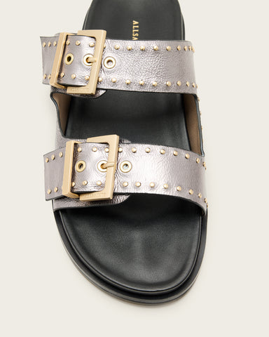 Magda Studded Leather Sandals