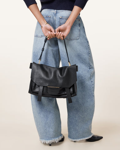 Ursa Grain Leather Satchel Bag