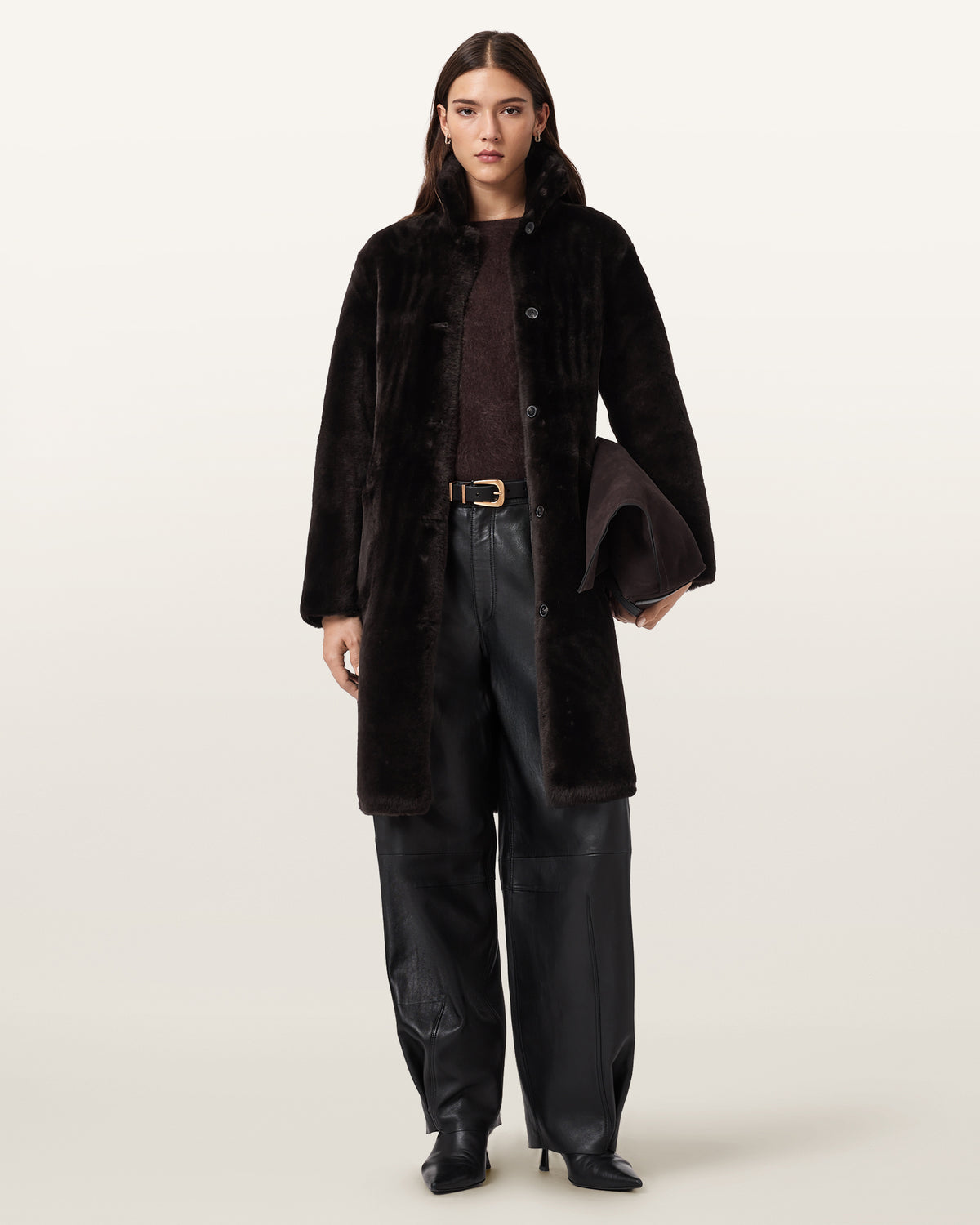 Serra Reversible Shearling Coat