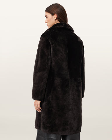 Serra Reversible Shearling Coat