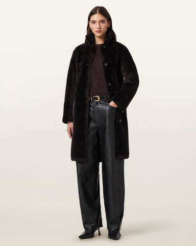 Serra Reversible Shearling Coat