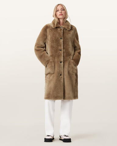 Serra Reversible Shearling Coat