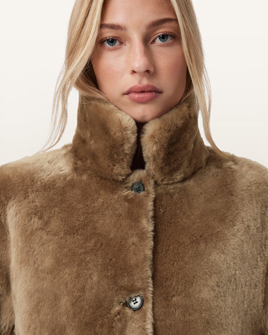 Serra Reversible Shearling Coat