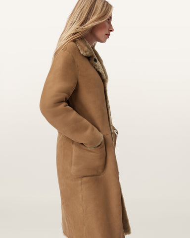 Serra Reversible Shearling Coat