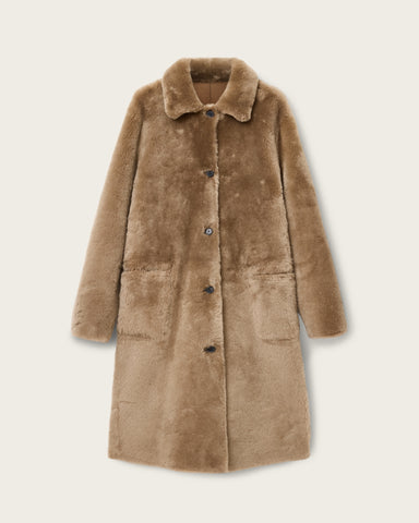 Serra Reversible Shearling Coat