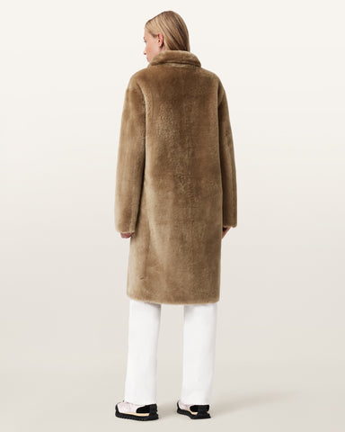 Serra Reversible Shearling Coat