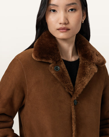 Serra Reversible Shearling Coat