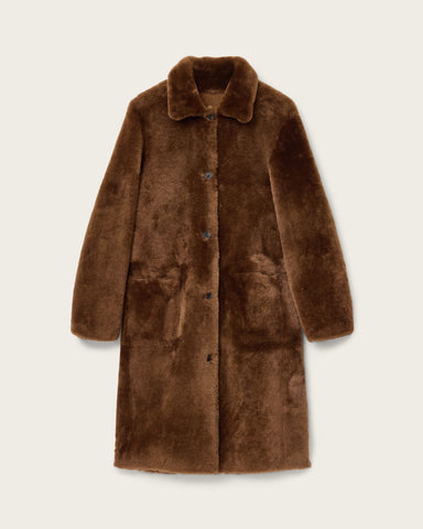 Serra Reversible Shearling Coat
