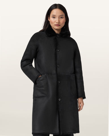Serra Reversible Shearling Coat