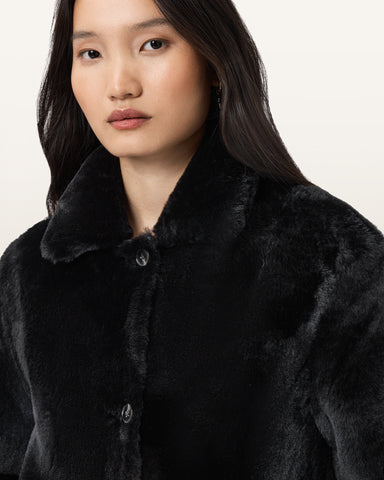 Serra Reversible Shearling Coat