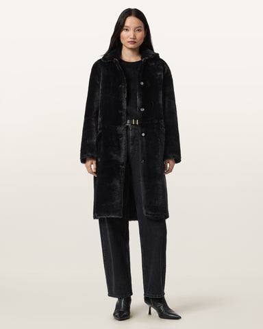 Serra Reversible Shearling Coat