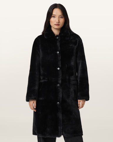 Serra Reversible Shearling Coat