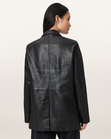 Arna Leather Blazer