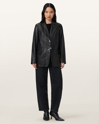 Arna Leather Blazer