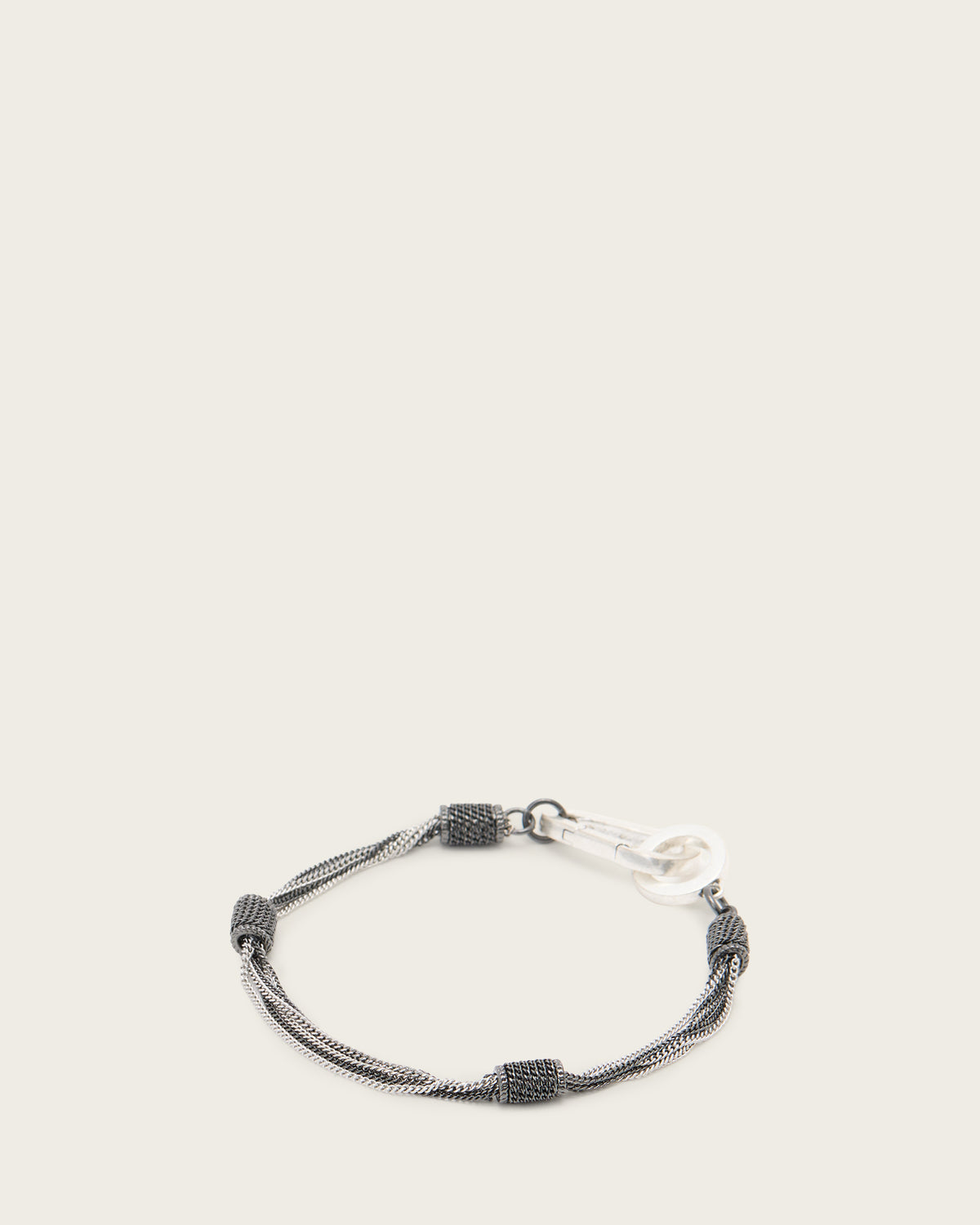 Fleur Two Tone Multi-Chain Bracelet