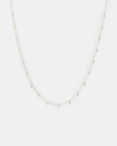 Ria Mini Stud Sterling Silver Necklace